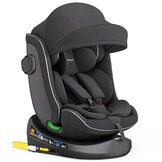Xomax C013 Meegroei-Autostoel 360° Draaibaar met Isofix - Zwart (0-36 kg)