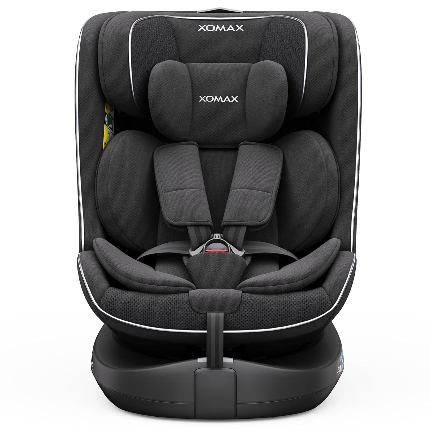Xomax C013 Meegroei-Autostoel 360° Draaibaar met Isofix - Zwart (0-36 kg)