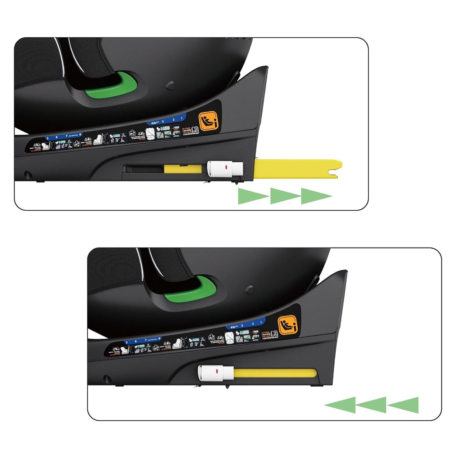 Xomax C013 Meegroei-Autostoel 360° Draaibaar met Isofix - Zwart (0-36 kg)