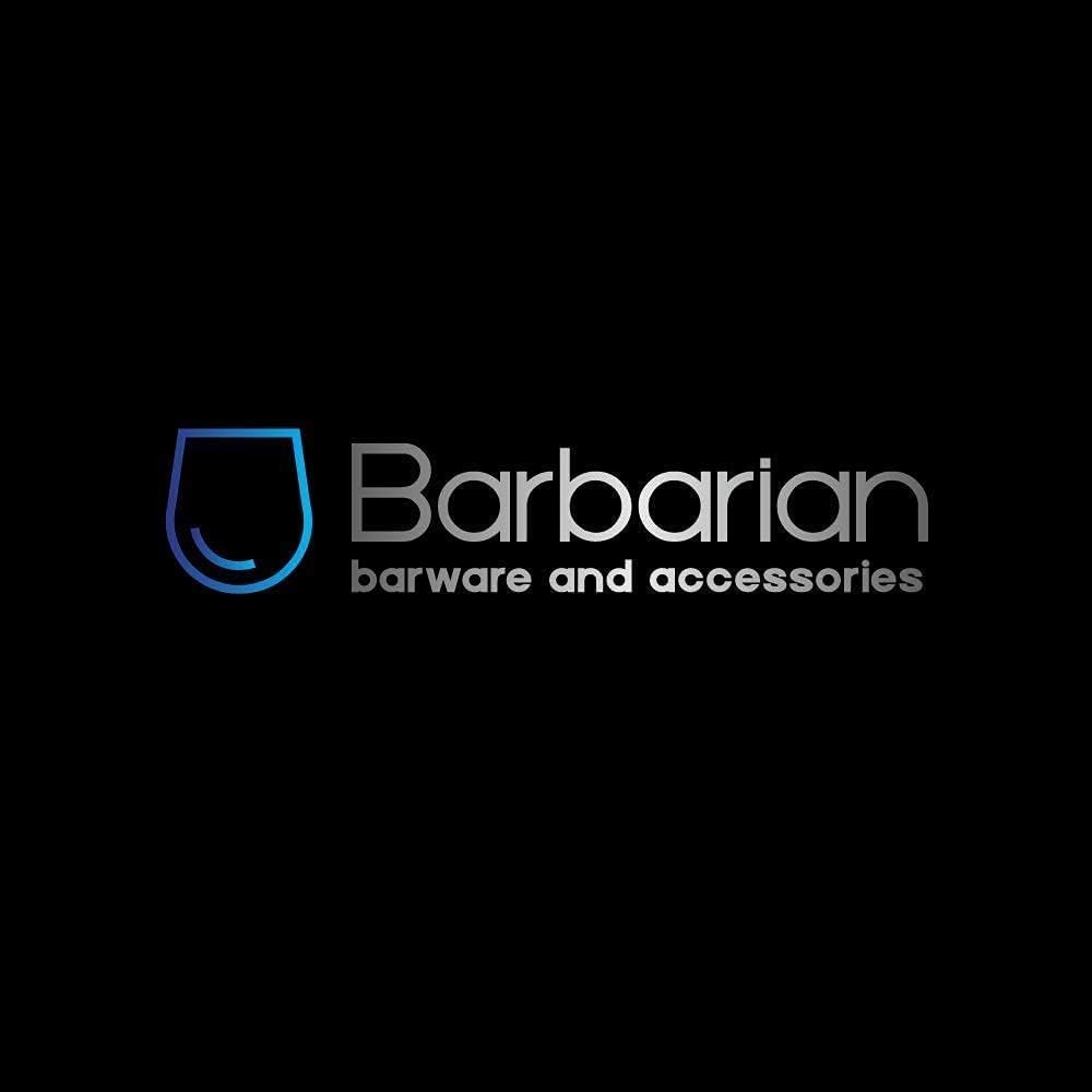 Barbarian 6-flessen Draaibare Drankdispenser met Maatbekers - Metaalkleurig