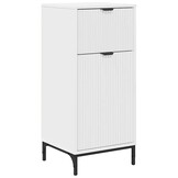 vidaXL Badkamer Kast met lade Wit 39.5 x 36 x 88 cm Bewerkt hout