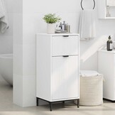 vidaXL Badkamer Kast met lade Wit 39.5 x 36 x 88 cm Bewerkt hout