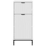 vidaXL Badkamer Kast met lade Wit 39.5 x 36 x 88 cm Bewerkt hout