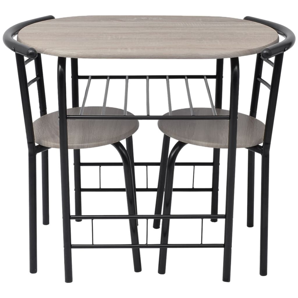 vidaXL Ontbijtbarset MDF