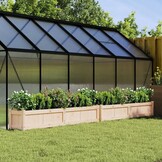 vidaXL Plantenbakken 2 st cm massief grenenhout
