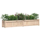 vidaXL Plantenbakken 2 st cm massief grenenhout