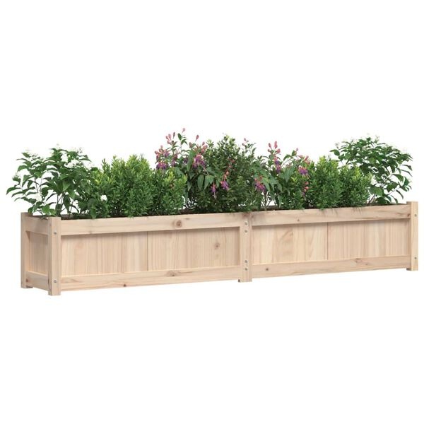 vidaXL Plantenbakken 2 st cm massief grenenhout