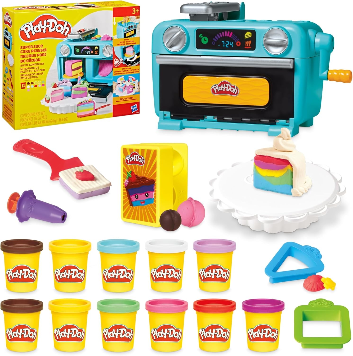 Play-Doh Taart met laagjes-superspeelset