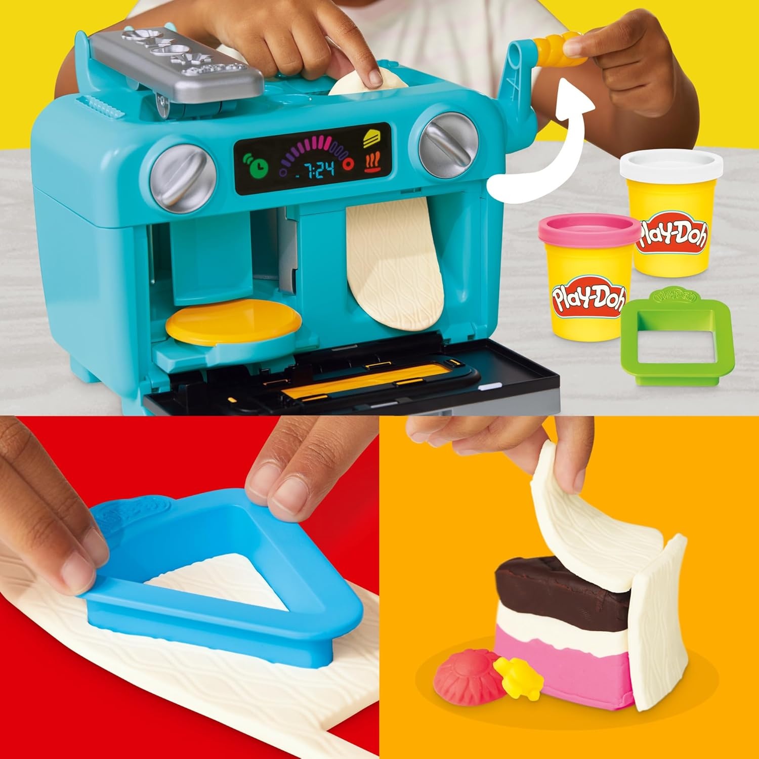 Play-Doh Taart met laagjes-superspeelset