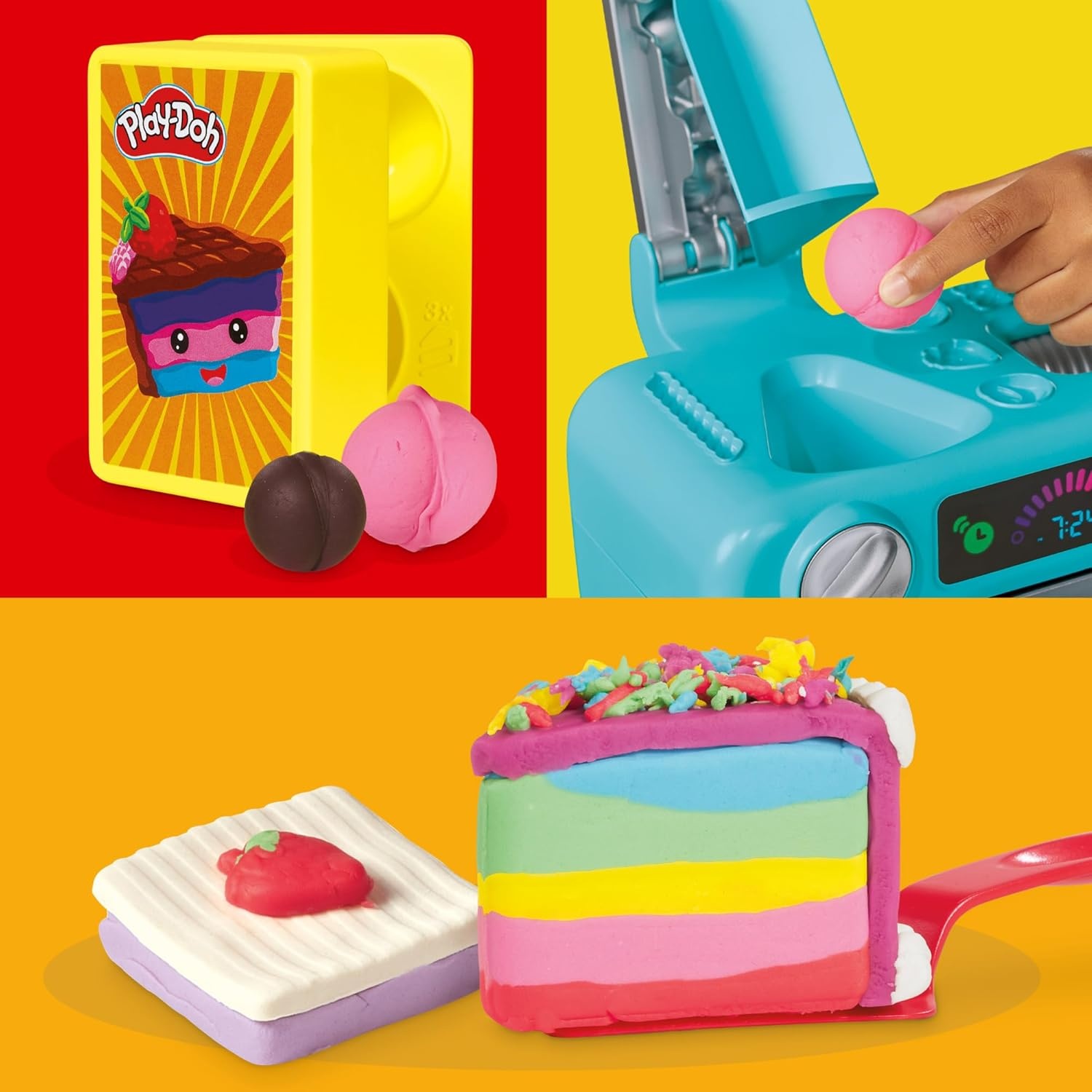 Play-Doh Taart met laagjes-superspeelset