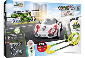 Racebaanset Darda Mission 4 Loops - 6,9m - 64% Korting!