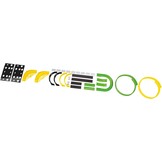 Darda 50255 - Racebaanset Mission 4 Loops, Autoracebaan Voor Auto's, Baanlengte Ca. 6,90 M, Baan Met 4 Loopings, 1 Kuipbocht en 1 Racewagen, Raceauto-Speelset, Kinderen Vanaf 5 Jaar