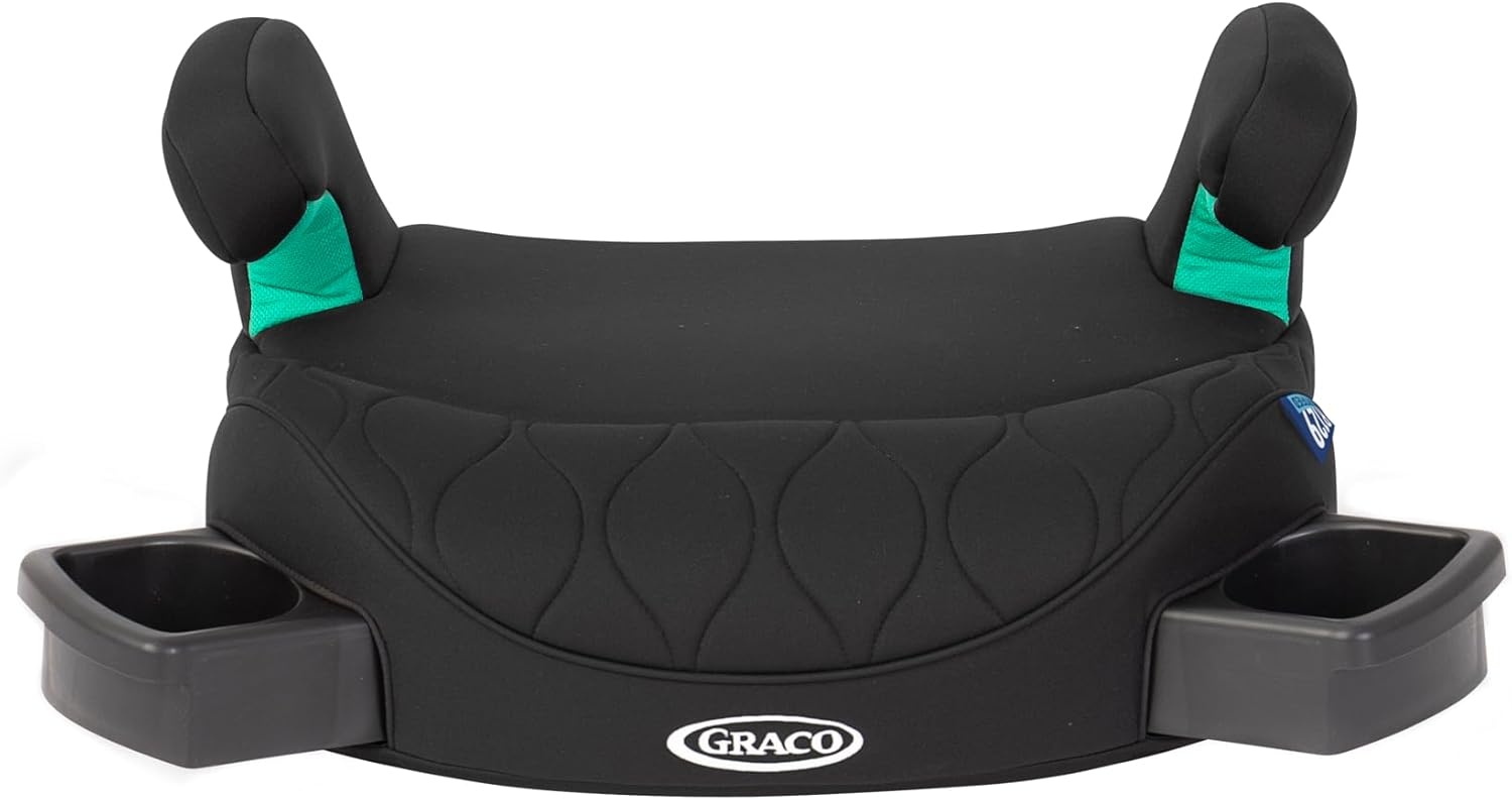 Graco Booster Max R129 ISOFIX rugloze Boosterstoel, lichtgewicht met slechts 2,7 kg, geschikt van 137-150 cm (ongeveer 7 tot 12 jaar), Midnight Fashion