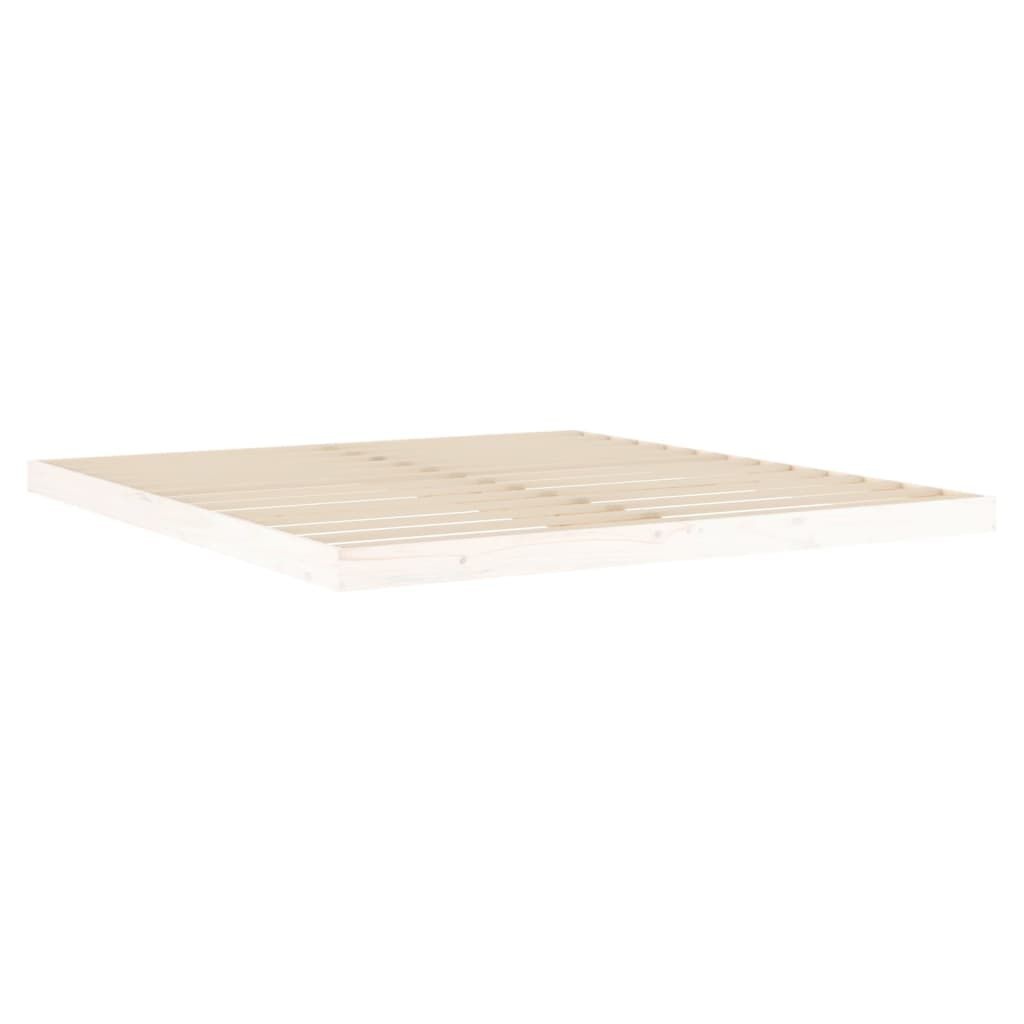 Wit Grenenhouten Bedframe 180x200 cm met 35% Korting