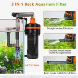 Aquariumfilter 150-225L | 8W Stil Extern Hang-on Filter met 29% Korting