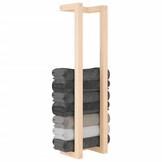vidaXL Handdoekenrek 23x18x90 cm massief grenenhout