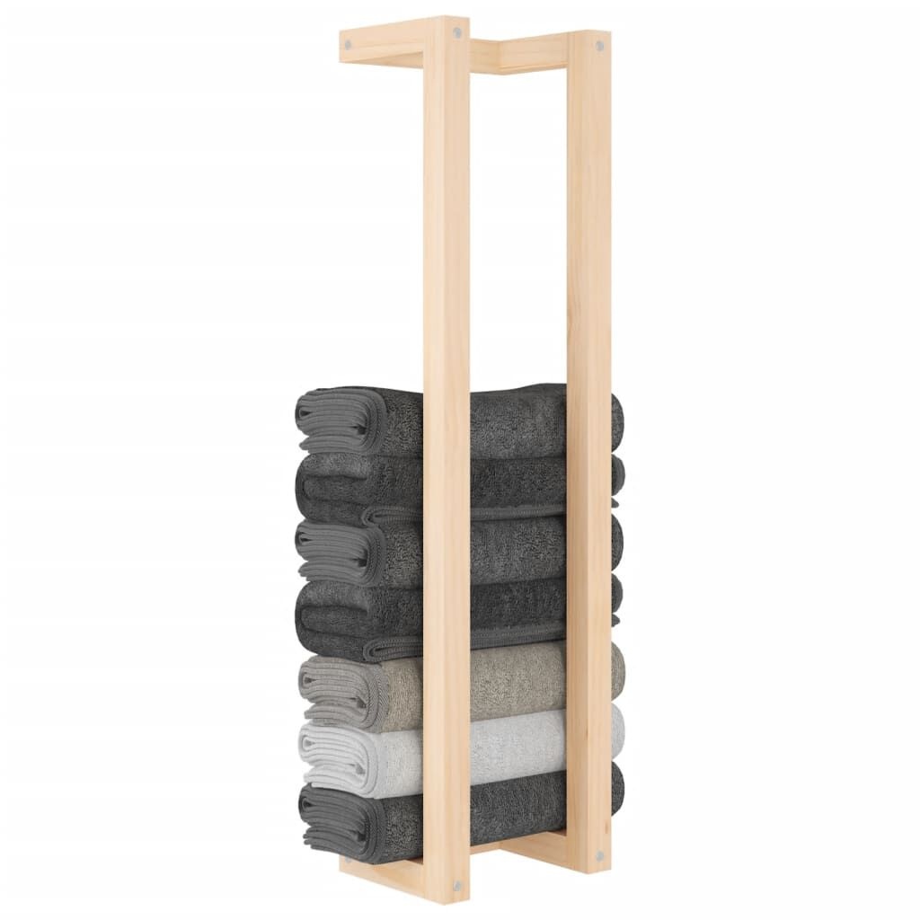 vidaXL Handdoekenrek 23x18x90 cm massief grenenhout