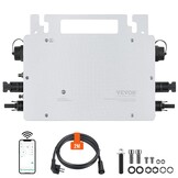 VEVOR Micro-omvormer voor Zonnepanelen - 800W - IP65 Waterdicht - Wit