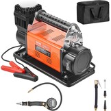 VEVOR 12V Heavy Duty Luchtcompressor - 150 PSI - 7.06 CFM - Oranje - Bandenpomp met Digitale Manometer