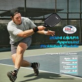 Amoswiz T800 Carbon Fiber Pickleball Paddle Zwart