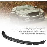 Universele zwarte bumperlip spoiler van ABS - 3 stuks