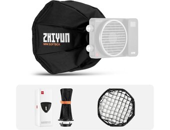ZHIYUN Mini Softbox ZY Mount [Officieel] voor Molus X60/G60/X100, Cinepeer CX100 videolamp