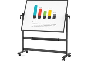 Dubbelzijdig Whiteboard 120x90cm - 35% Korting