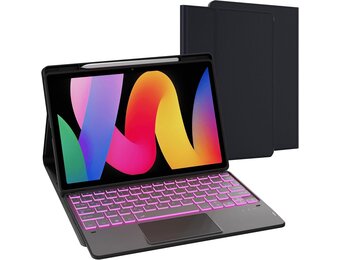 Hoes met toetsenbord voor Xiaomi Redmi Pad SE 11 inch - QWERTY, met Touchpad en Penhouder