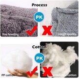 powerking Hondenbed, waterdichte mat voor huisdieren en slaapkussen voor kat en kleine puppy, zacht en wasbaar (blauw)