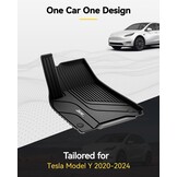 3W Vloermatten voor Tesla Model Y 2020-2024, Set van 9 Stuks, Premium TPE Automatten en Kofferbakmatten voor Alle Seizoenen, Antislip en Waterdicht, Accessoires voor Model Tesla