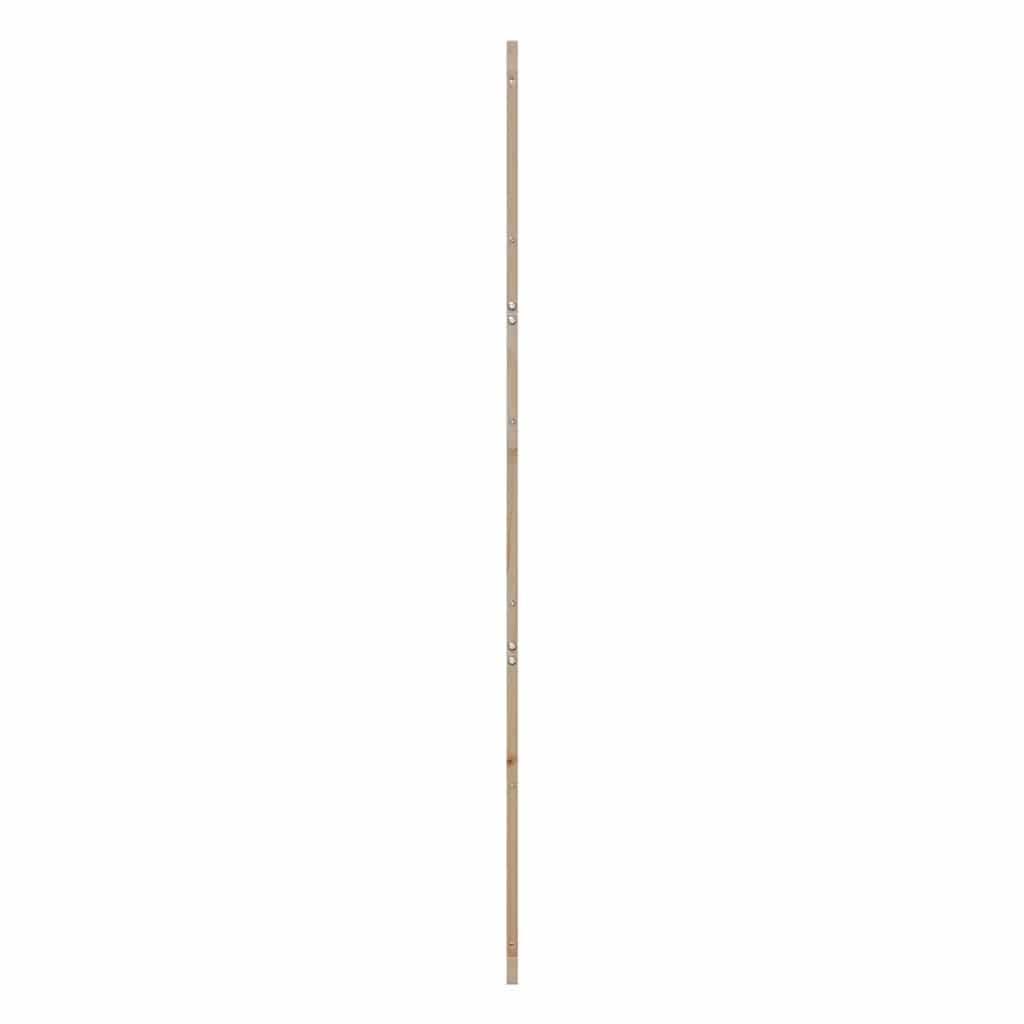 vidaXL Schuifdeur Bruin 80 x 210 cm Massief grenenhout