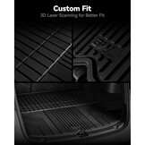 3W Set 4 Vloermatten voor Tesla Model Y Juniper 2025 2026 en kofferbakmat, Met Hondvriendelijke Functie, Thorex™-Vloermatten voor Alle Weersomstandigheden, Antislip en Waterdicht, Auto-Accessoires - Maat 1)Model Y Juniper|25|Set 4 Matten