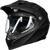 ILM Motorhelm Heren Dames Motorcross Helm Motorfiets Volgelaatshelm ATV Dirt Bike ECE Model-606V - Maat M