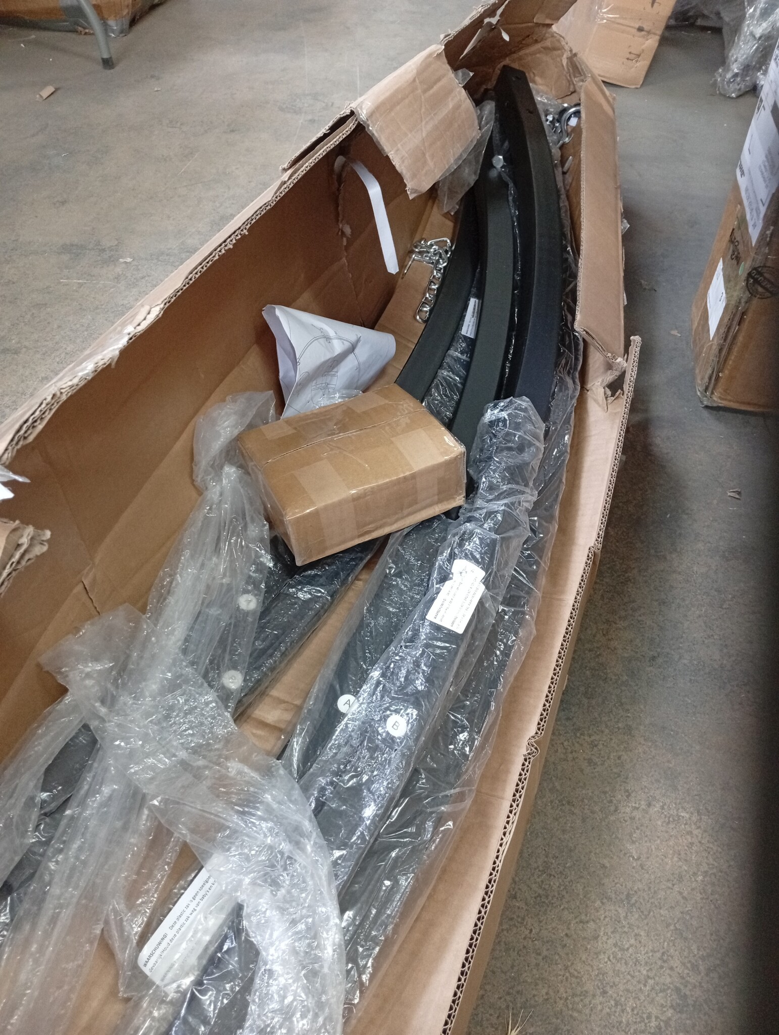 Standaard voor hangmat & hangstoel 2in1 opvouwbaar – Zwart frame