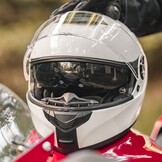 ILM Modulaire Integraalhelm 159 Witt voor Volwassenen, Maat L, met Dubbel Vizier en DOT Keurmerk