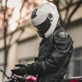 ILM Modulaire Integraalhelm 159 Witt voor Volwassenen, Maat L, met Dubbel Vizier en DOT Keurmerk