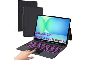 Toetsenbordhoes met Touchpad voor Samsung Galaxy Tab S9 FE & S9 (10.9/11") - 64% Korting