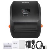 VEVOR Bluetooth label printer, HD (300DPI) DHL label printer, automatic label recognition, supports Windows/MacOS/Linux/Chromebook, suitable for Amazon, Ebay, Etsy, etc