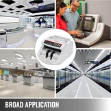 BuoQua bqp03ltu FJ0288 Euro-geldteller 1000 stuks/min met echtheidscontrole, bankbiljettenteller met uv- en MG-systemen, bankbiljettenteller UV-und MG-Systeme 7 kg Euro Doller Pound