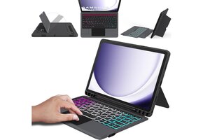 QWERTZ Toetsenbord Hoes voor Samsung Galaxy Tab A9 Plus 11" met Trackpad & 29% Korting