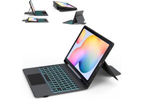 Toetsenbordhoes Samsung Galaxy Tab S6 Lite met Touchpad & 64% Korting