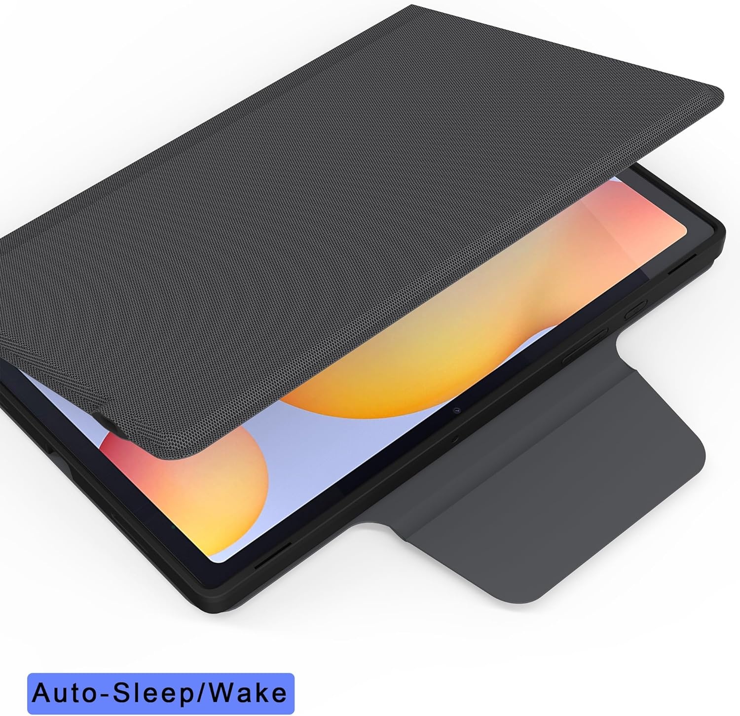 ROOFEI Toetsenbordhoes met toetsenbord en touchpad voor Samsung Galaxy Tab S6 Lite 10.4 inch (2020/2022) - QWERTZ Duits