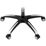 VEVOR Bureaustoel Onderstel 71 cm - Heavy Duty Stoelvoet met 5 Wielen - Zwart en Wit