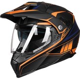 ILM Motorhelm Heren Dames Motorcross Helm Motorfiets Volgelaatshelm ATV Dirt Bike ECE Model-606V - Maat M