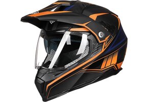 Motorcross Volgelaatshelm Model-606V met Dubbel Vizier - Maat M - 36% Korting