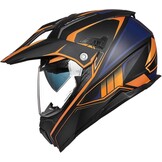 ILM Motorhelm Heren Dames Motorcross Helm Motorfiets Volgelaatshelm ATV Dirt Bike ECE Model-606V - Maat M