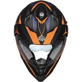 ILM Motorhelm Heren Dames Motorcross Helm Motorfiets Volgelaatshelm ATV Dirt Bike ECE Model-606V - Maat M