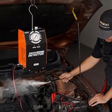 VEVOR Rookmelder voor auto, 8 l/min, rookmodus in luchtmodus, lekmelder, diagnoseapparaat voor lekken -20 °C tot 75 °C, 154 x 173 x 290 mm, 19-23 psi
