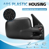 Buitenspiegel spiegel vervanging voor 1996-2003 VW T4 elektrisch rechts, inklapbare buitenspiegel convex zijspiegel passagierszijde verwarmde sferische spiegel 701857508H