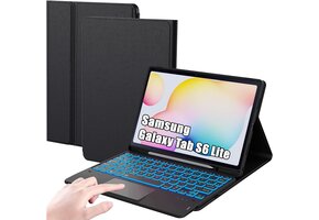 Toetsenbordhoes Samsung Galaxy Tab S6 Lite 10.4" met Touchpad & 7-kleurige Verlichting (29% korting)